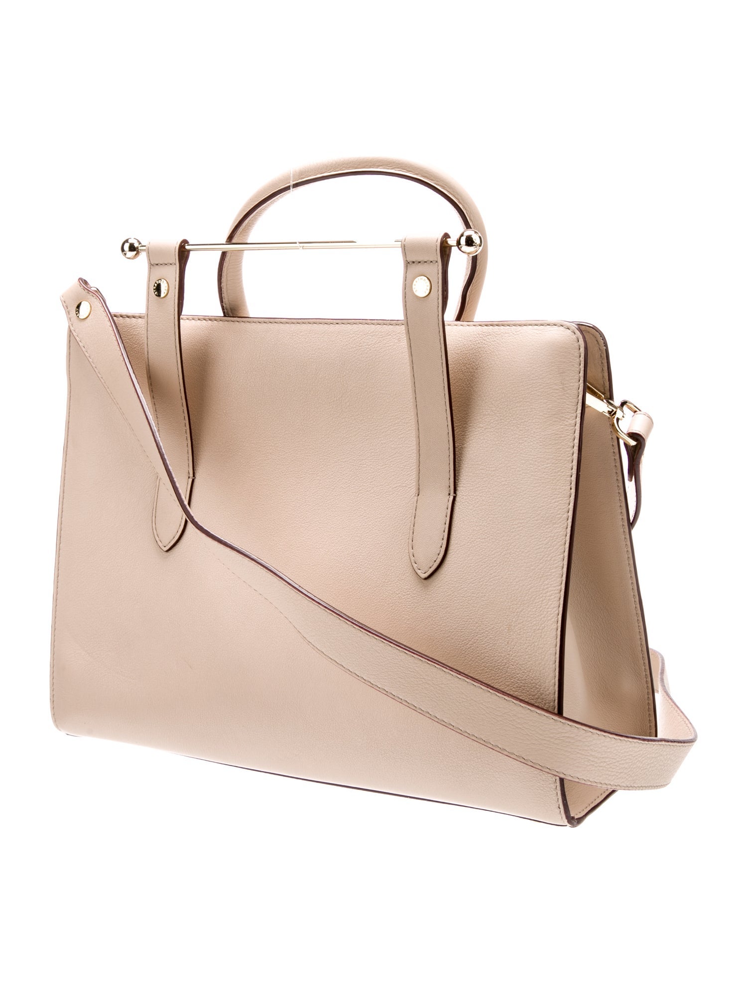 Strathberry Leather Top Handle Bag