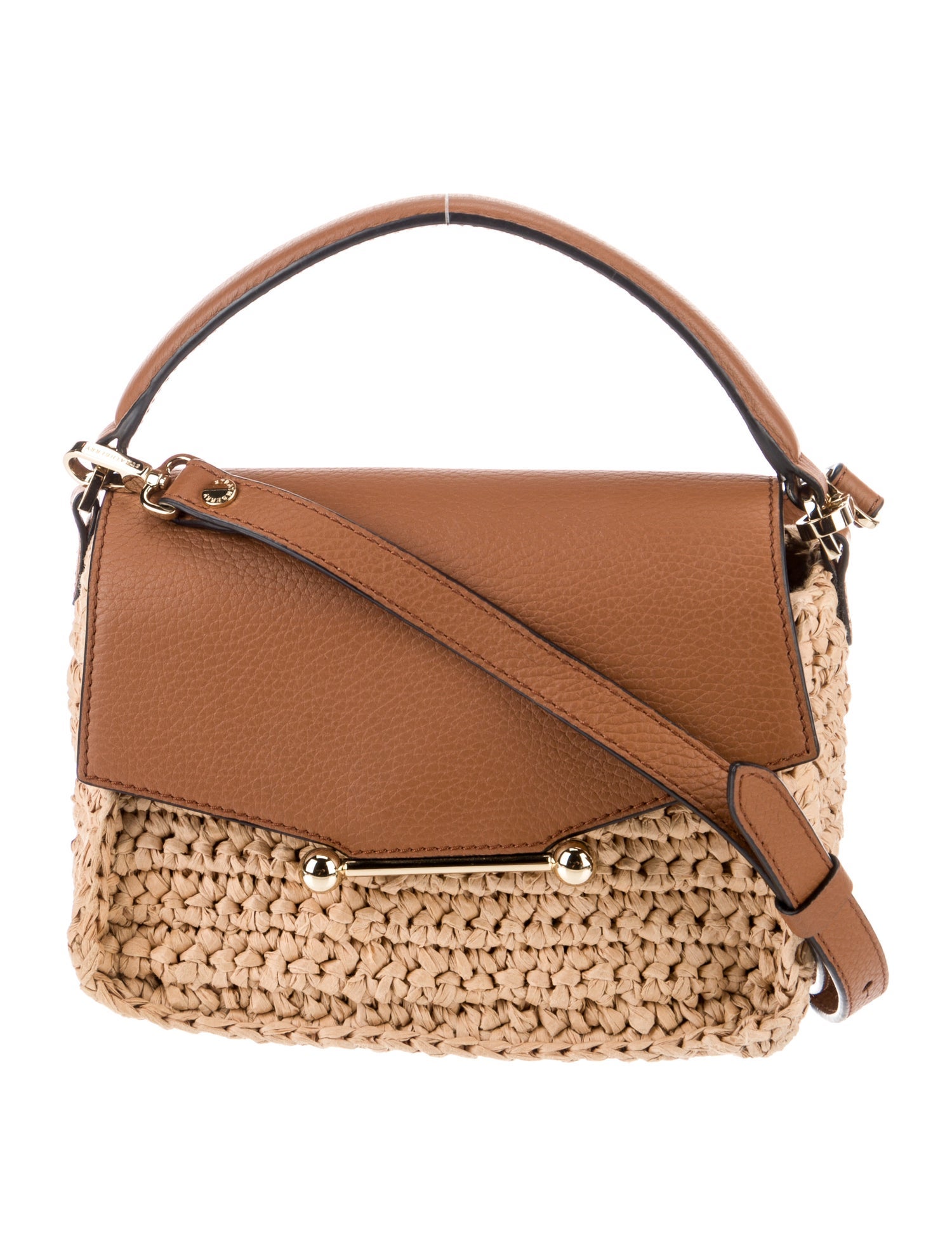 Strathberry Raffia Top Handle Bag