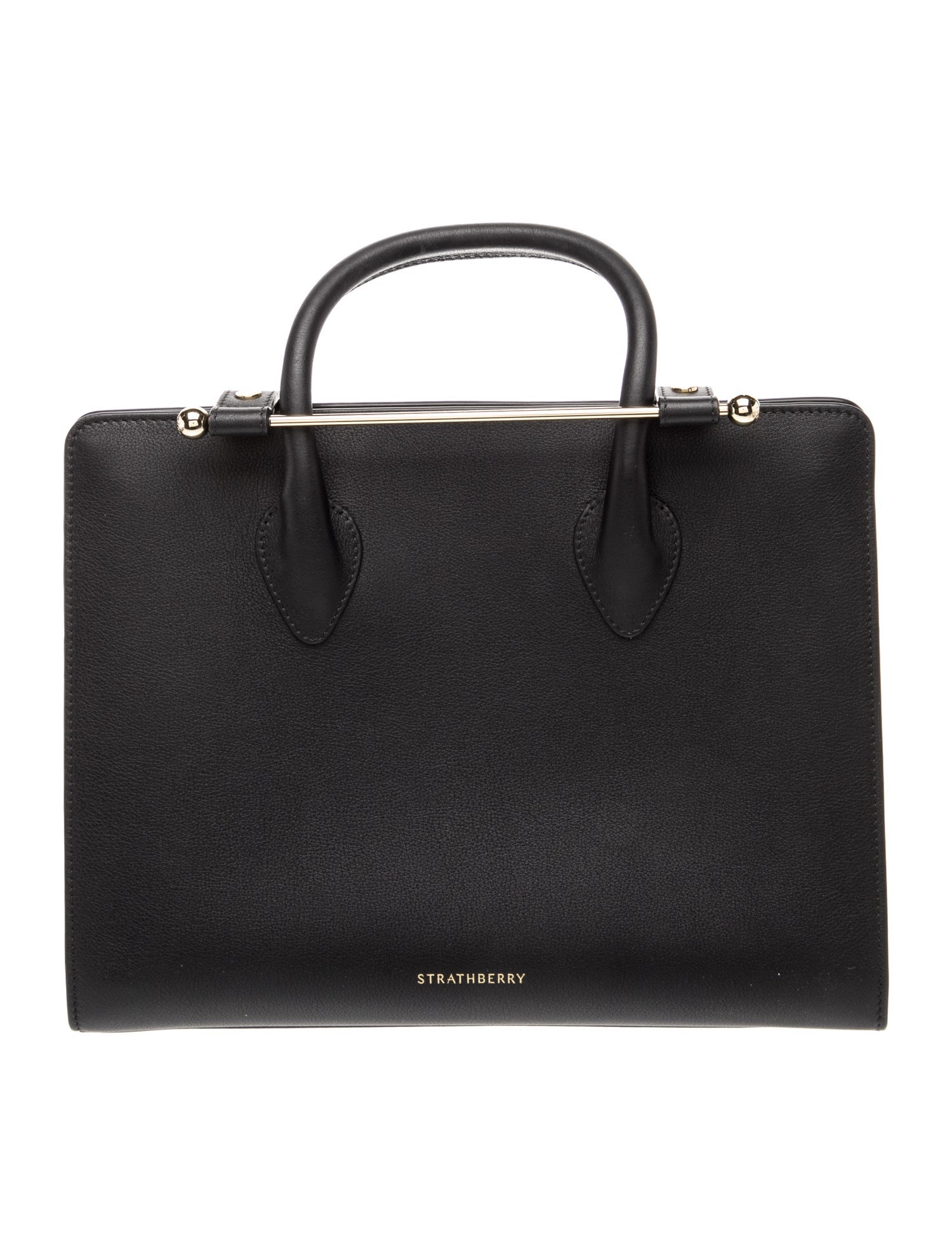 Strathberry Leather Top Handle Bag