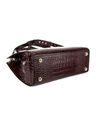 Strathberry Embossed Leather Midi