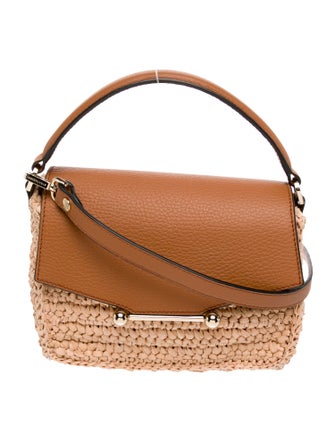 Strathberry Straw Top Handle Bag