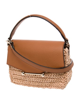 Strathberry Straw Top Handle Bag