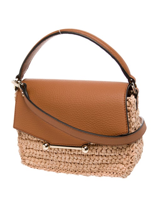 Strathberry Straw Top Handle Bag