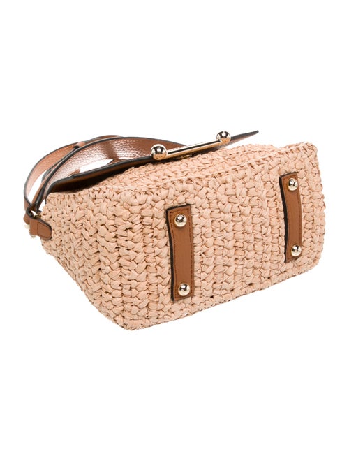 Strathberry Straw Top Handle Bag