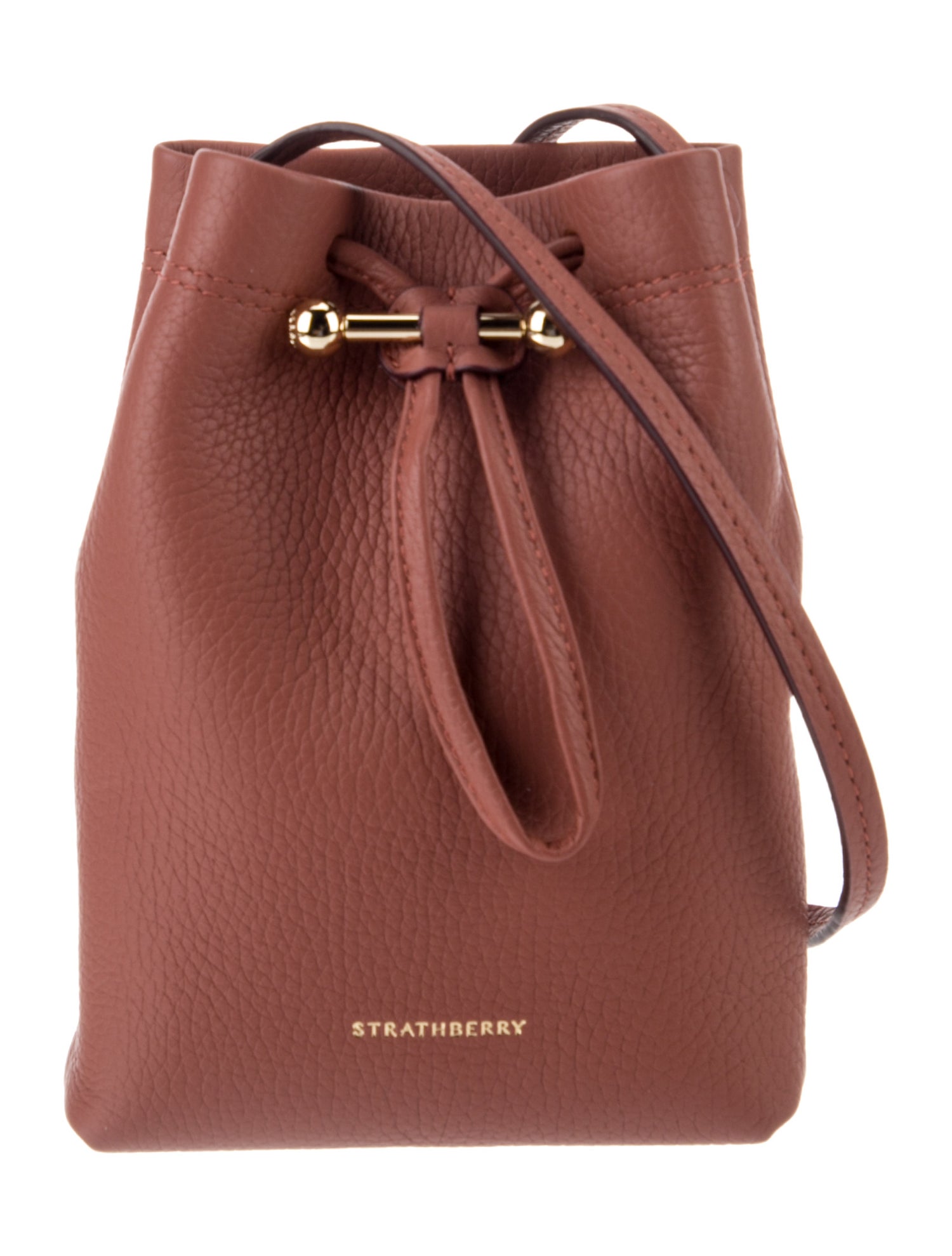 Strathberry Leather Bucket Bag