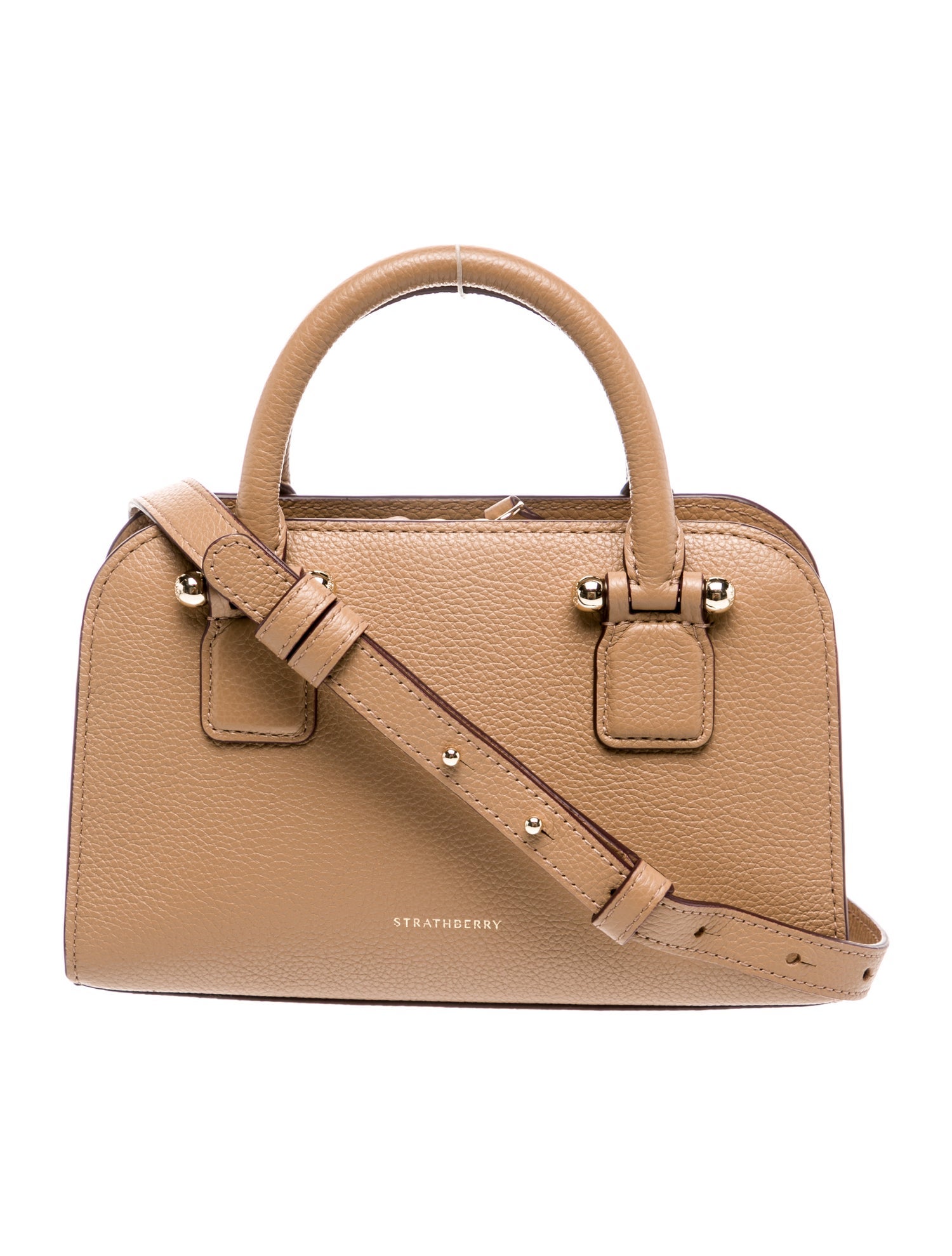 Strathberry Leather Top Handle Bag