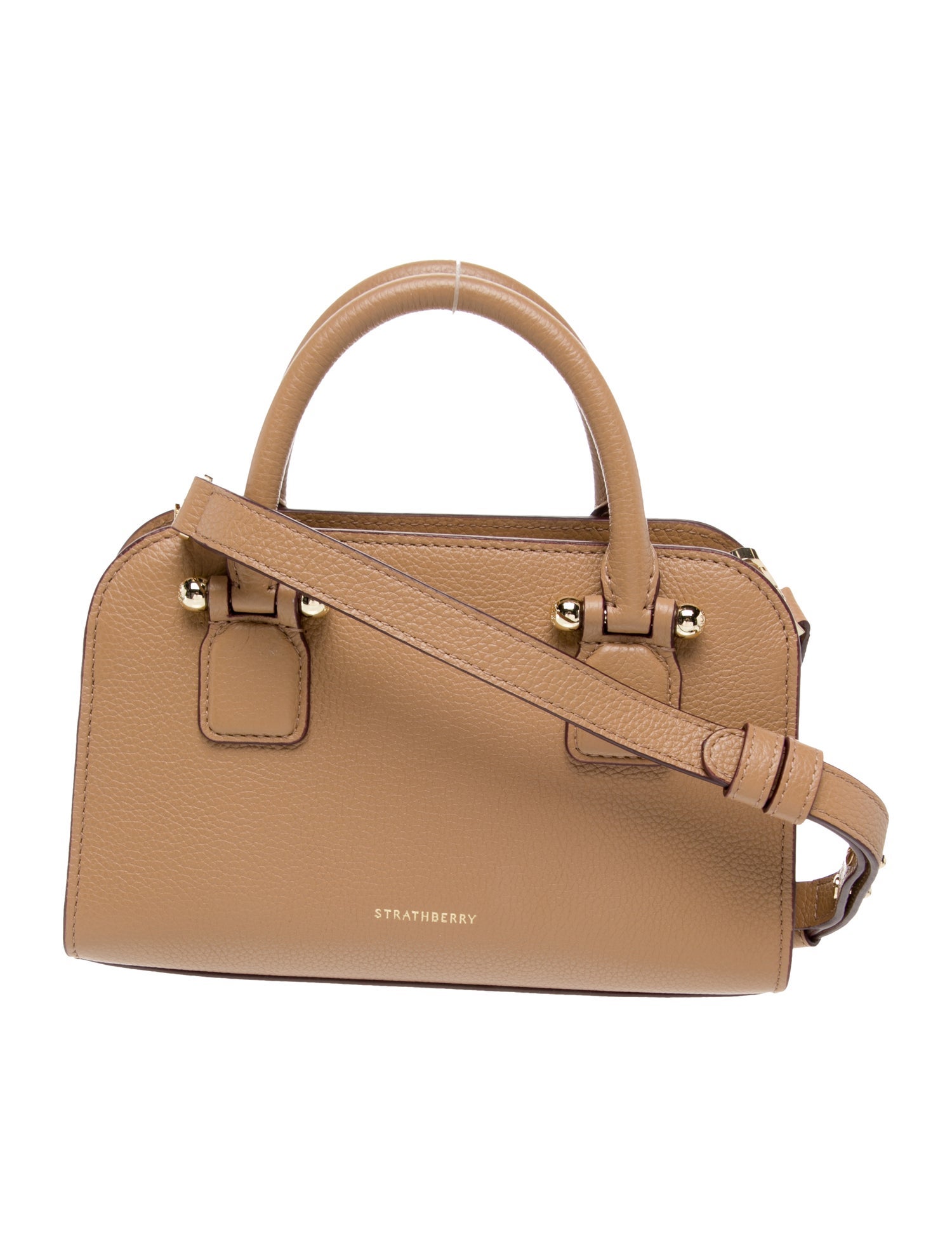 Strathberry Leather Top Handle Bag