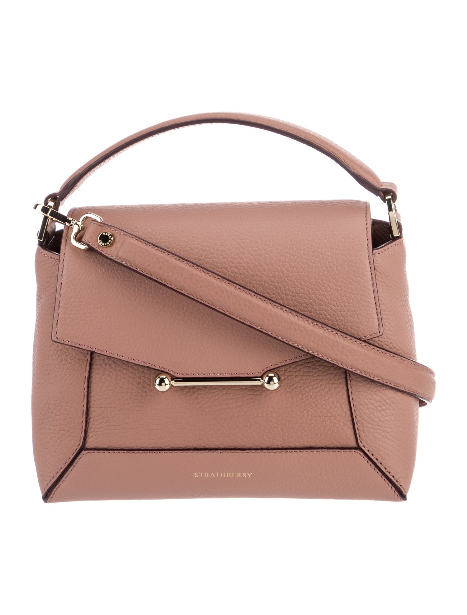 Strathberry Leather Top Handle Bag