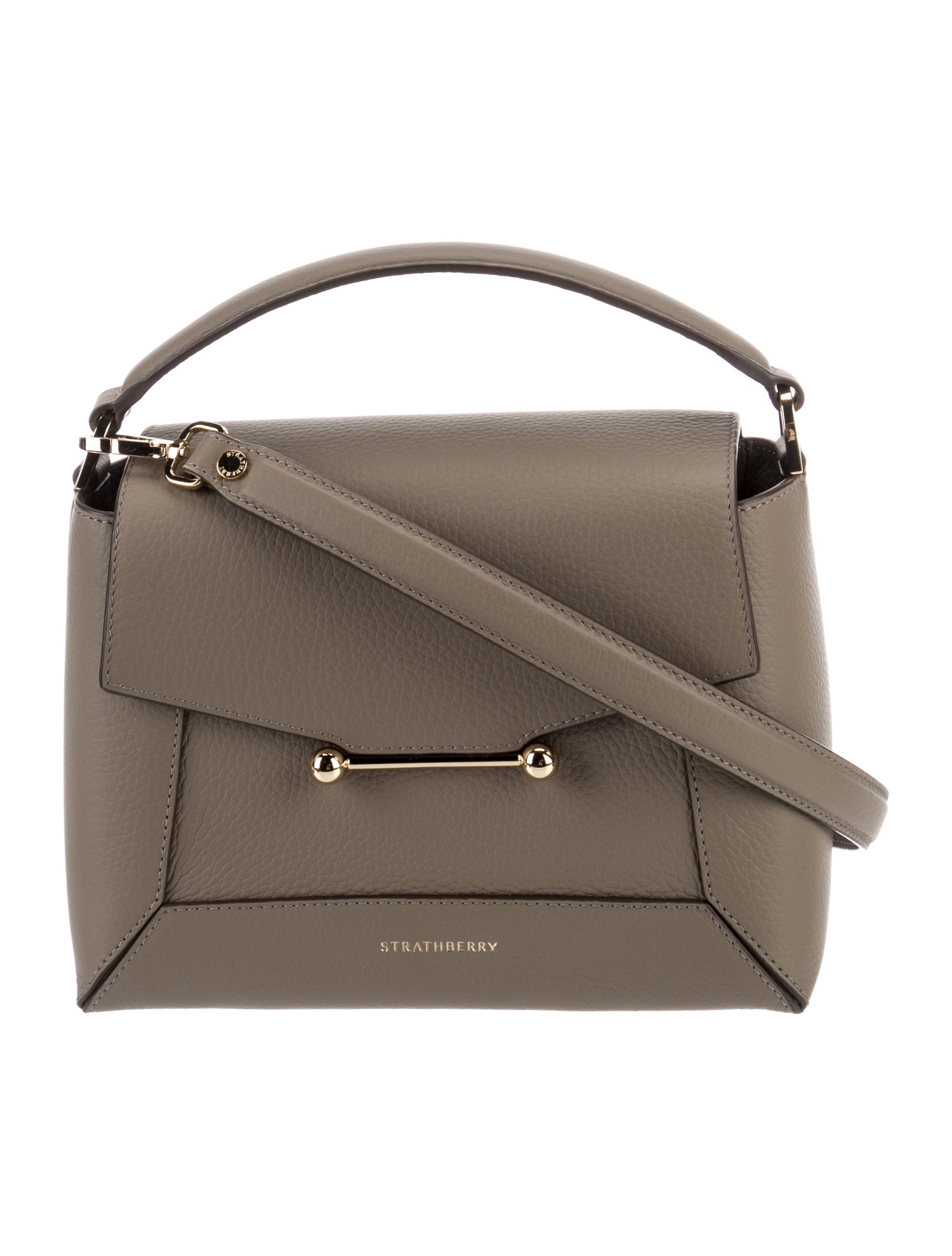 Strathberry Leather Top Handle Bag