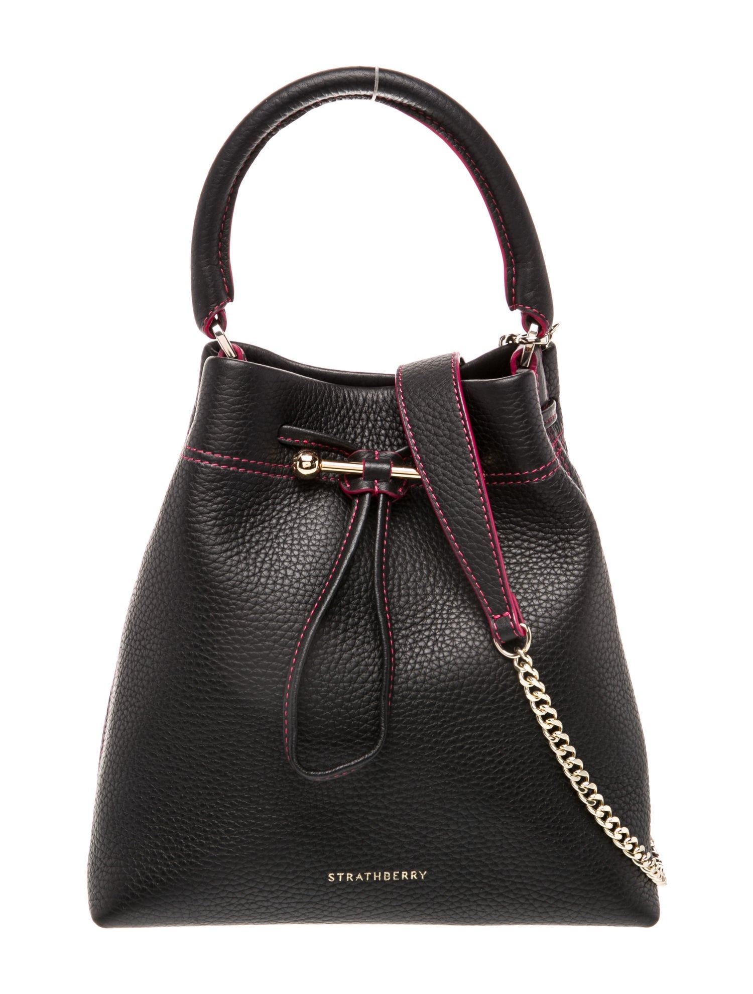 Strathberry Leather Top Handle Bag