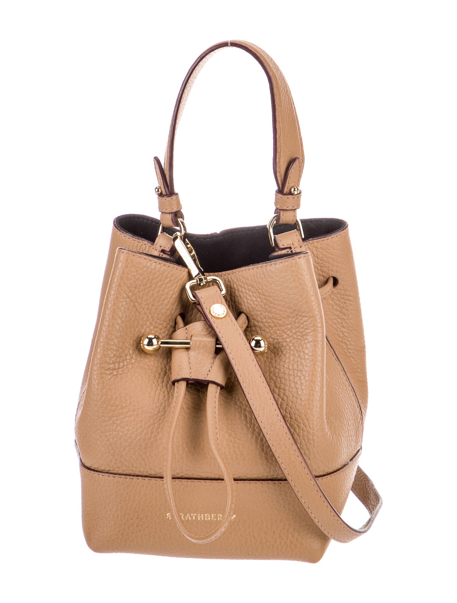 Strathberry Leather Bucket Bag