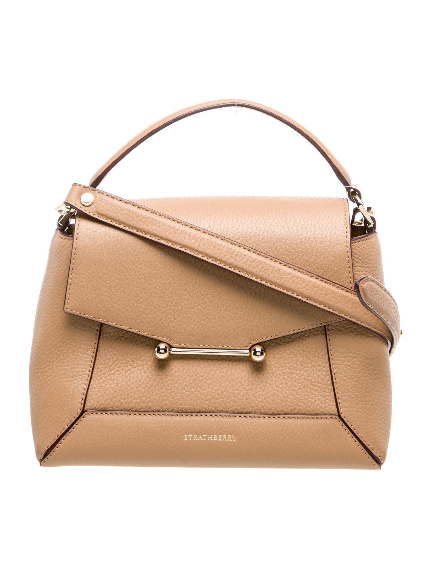 Strathberry Leather Top Handle Bag