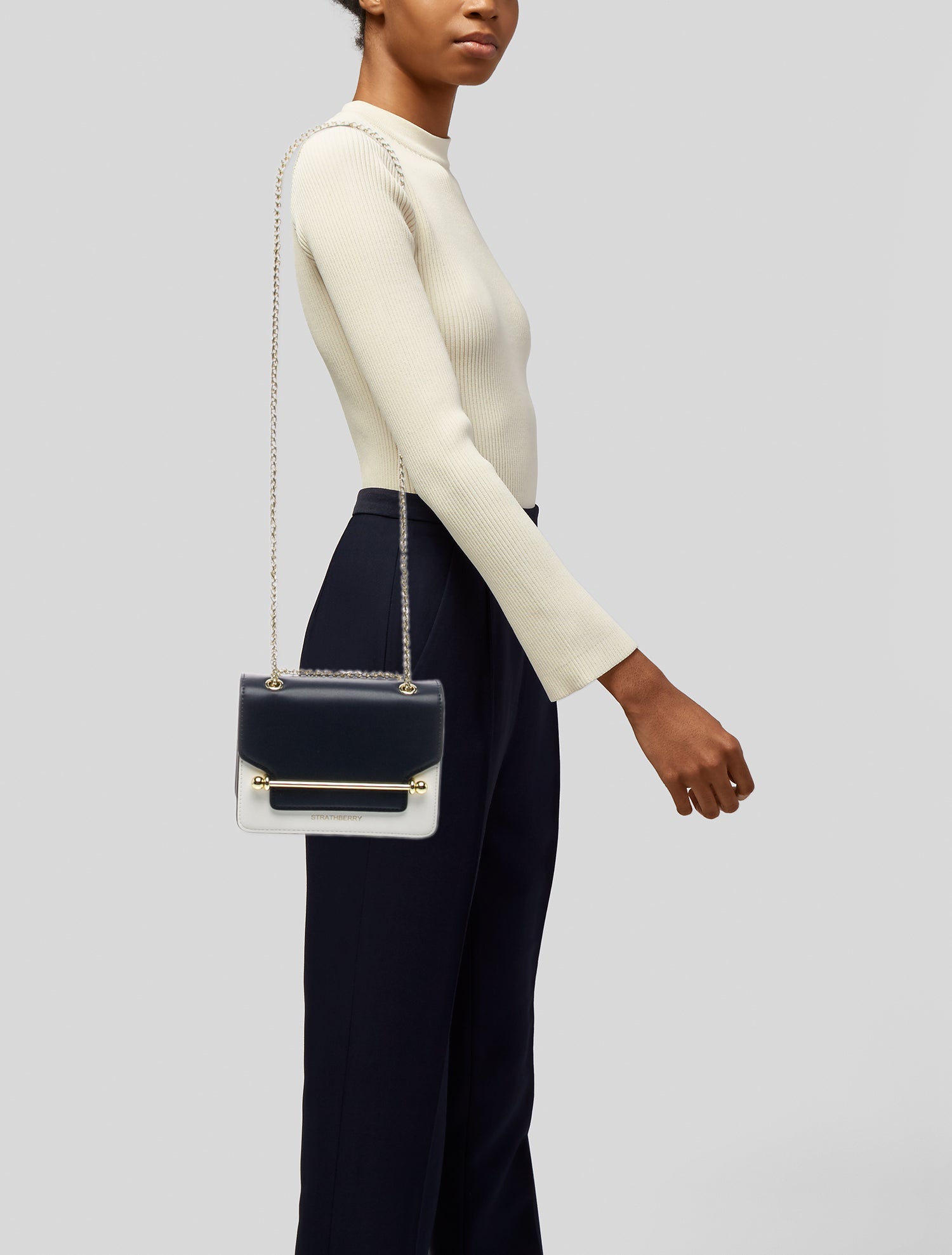 Strathberry Leather Shoulder Bag