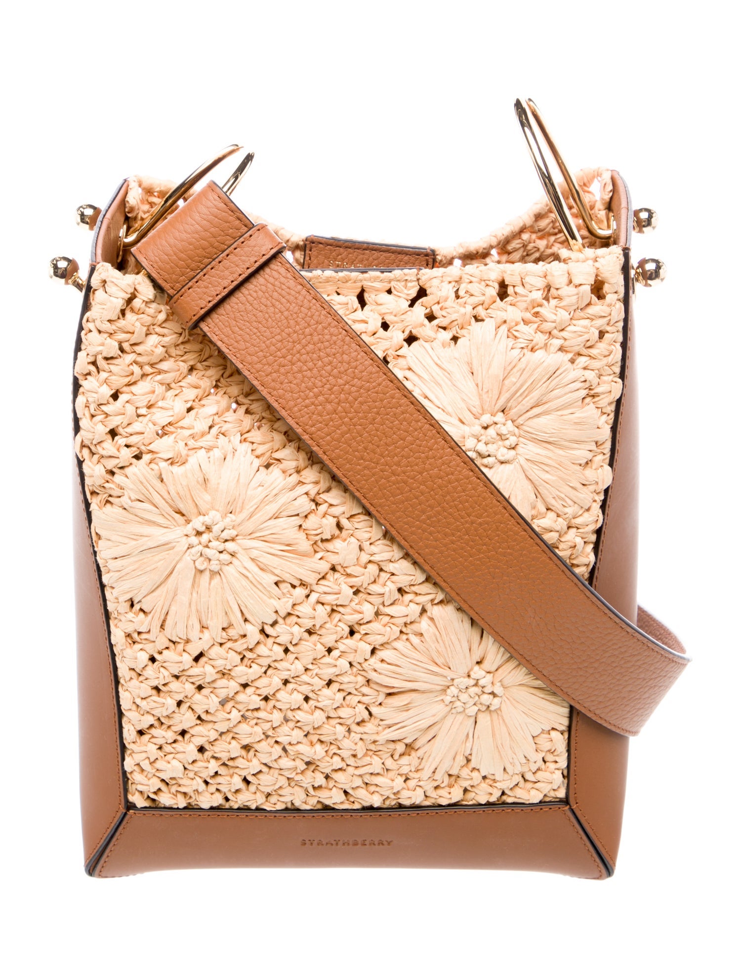 Strathberry Leather Messenger Bag