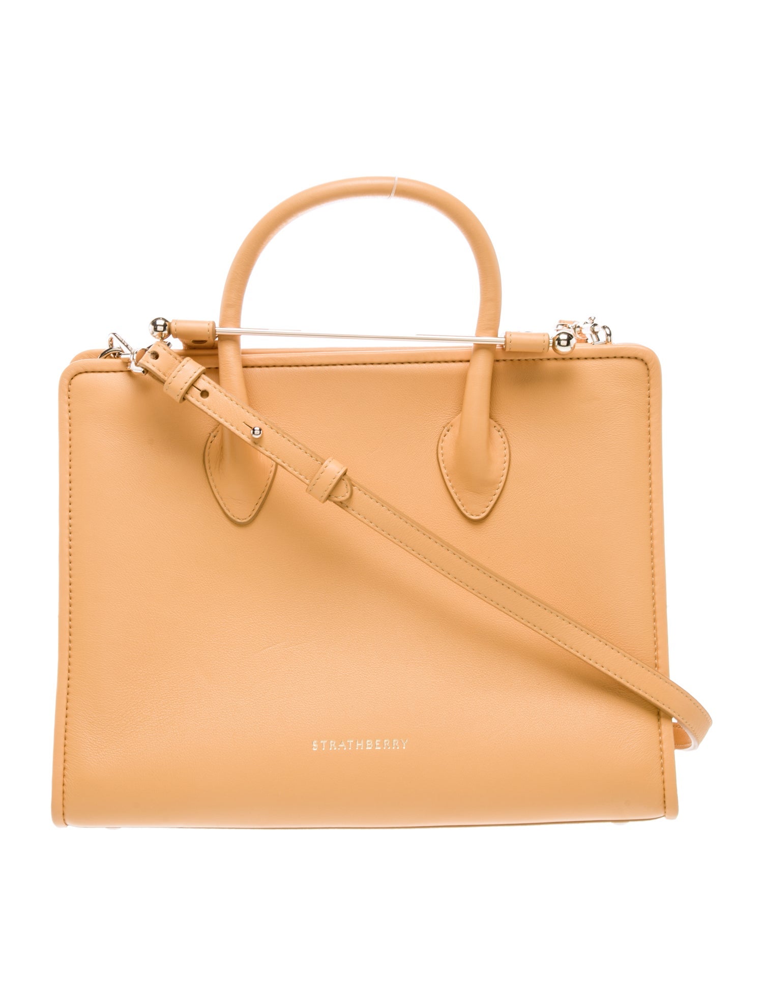 Strathberry Leather Top Handle Bag