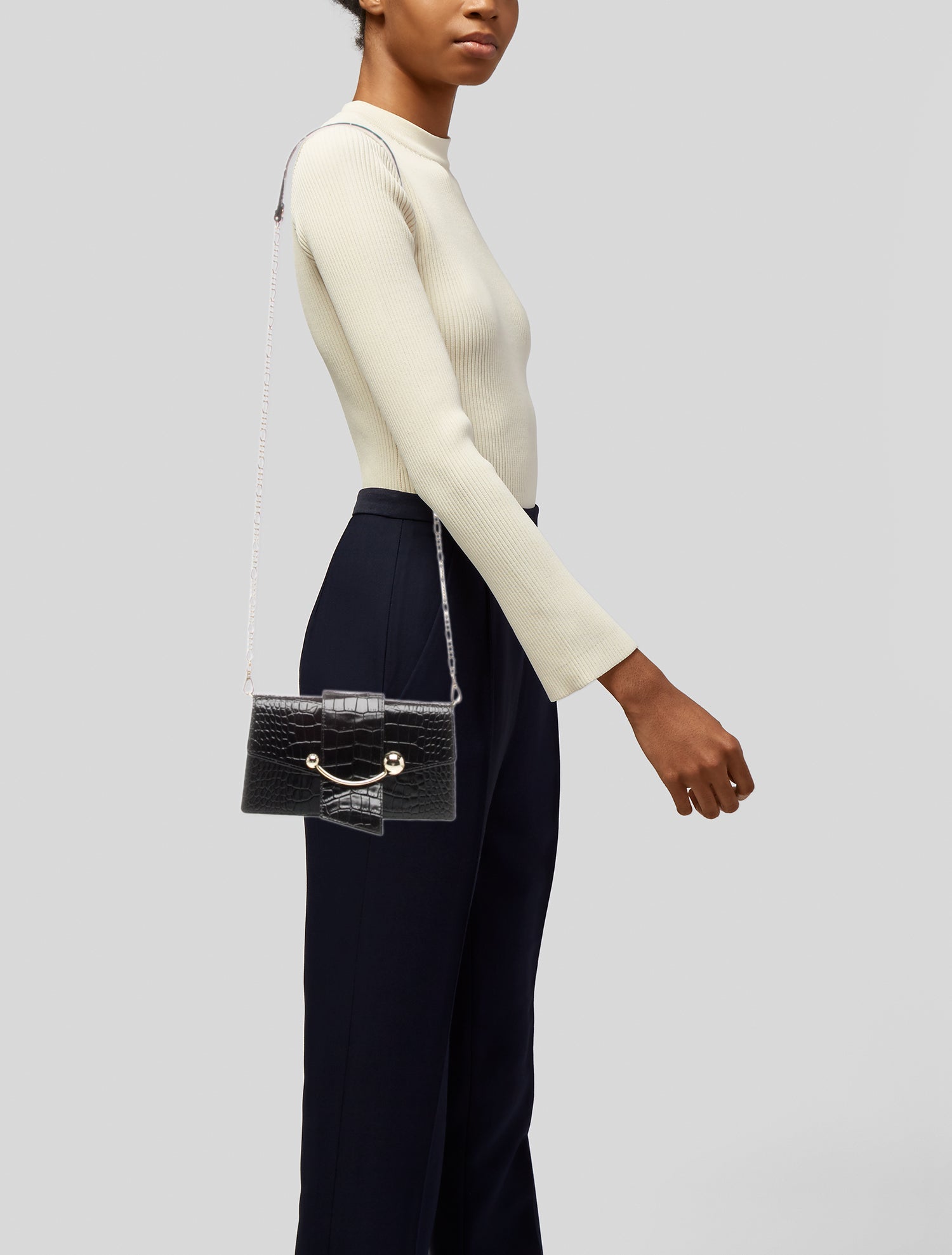 Strathberry Leather Shoulder Bag