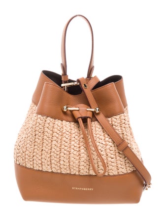 Strathberry Leather Bucket Bag