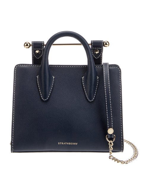 Strathberry Leather Top Handle Bag