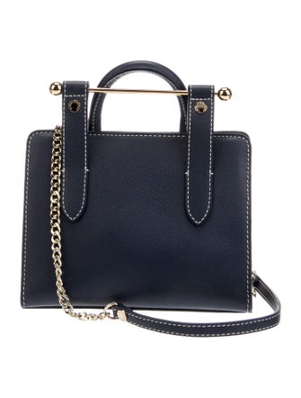 Strathberry Leather Top Handle Bag
