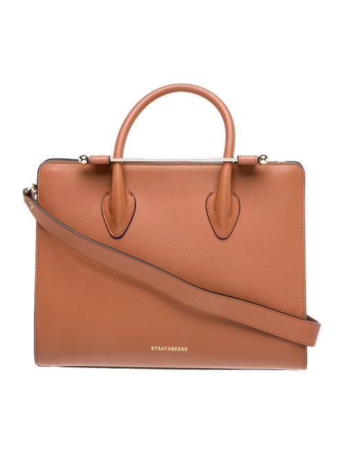 Strathberry Leather Top Handle Bag