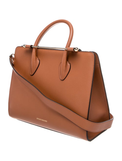 Strathberry Leather Top Handle Bag