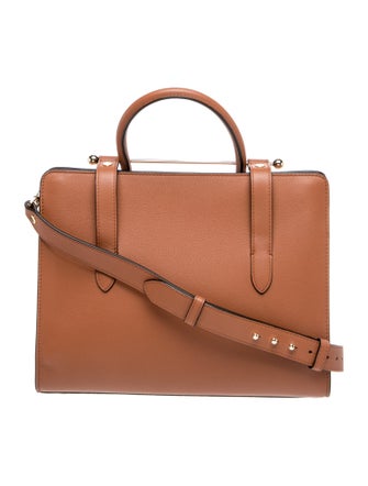 Strathberry Leather Top Handle Bag