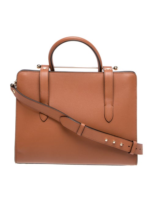 Strathberry Leather Top Handle Bag