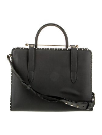 Strathberry Leather Top Handle Bag