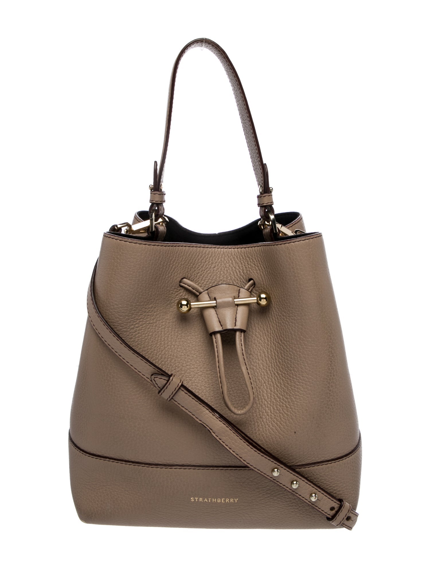 Strathberry Leather Bucket Bag