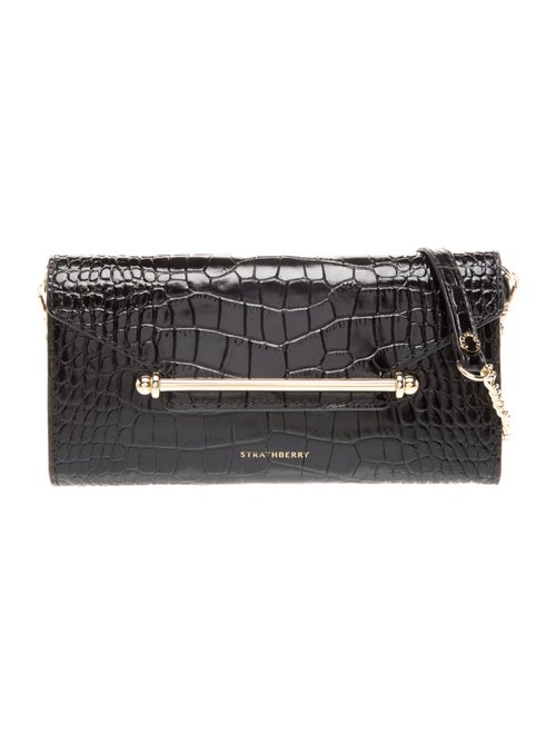 Strathberry Embossed Leather Clutch