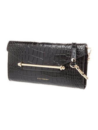 Strathberry Embossed Leather Clutch