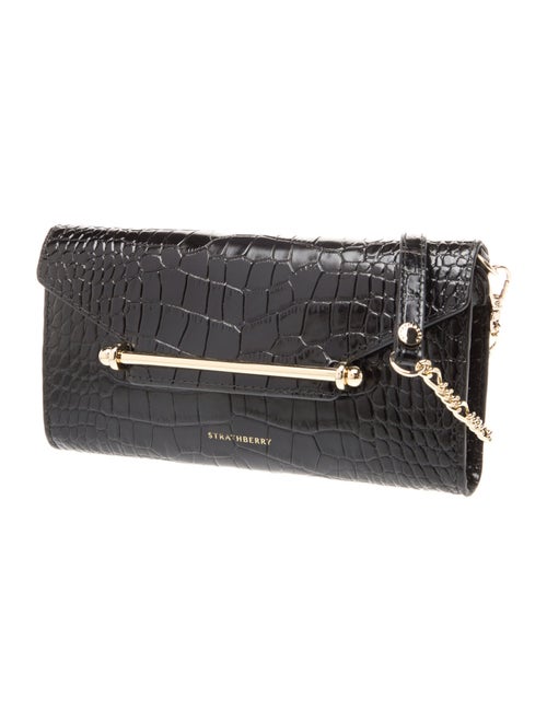 Strathberry Embossed Leather Clutch