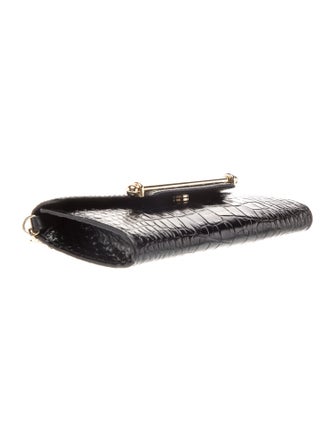 Strathberry Embossed Leather Clutch