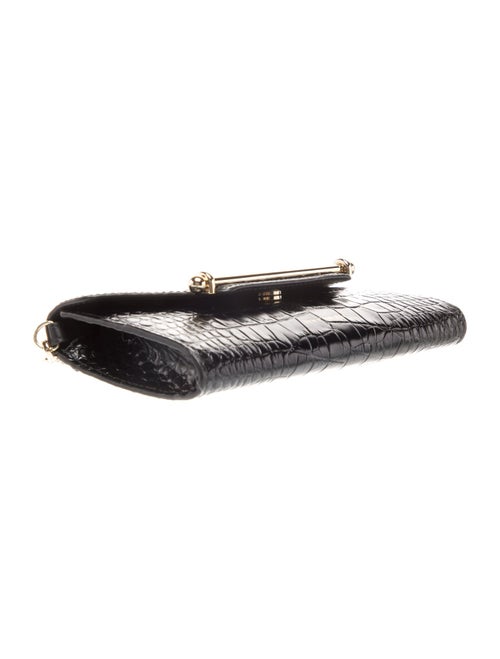Strathberry Embossed Leather Clutch
