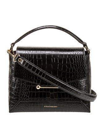 Strathberry Leather Top Handle Bag