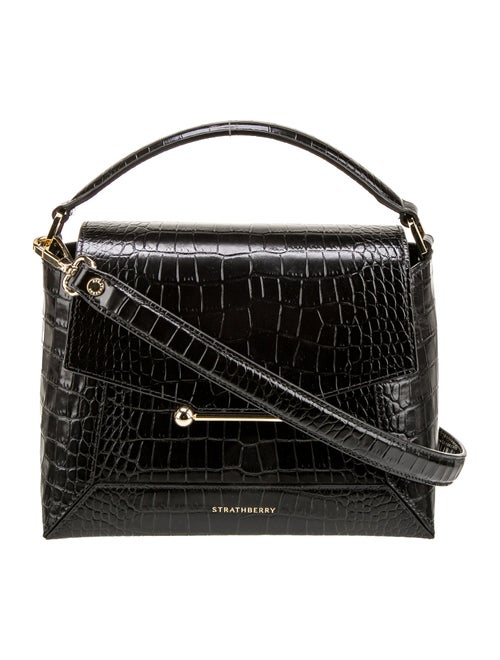 Strathberry Leather Top Handle Bag