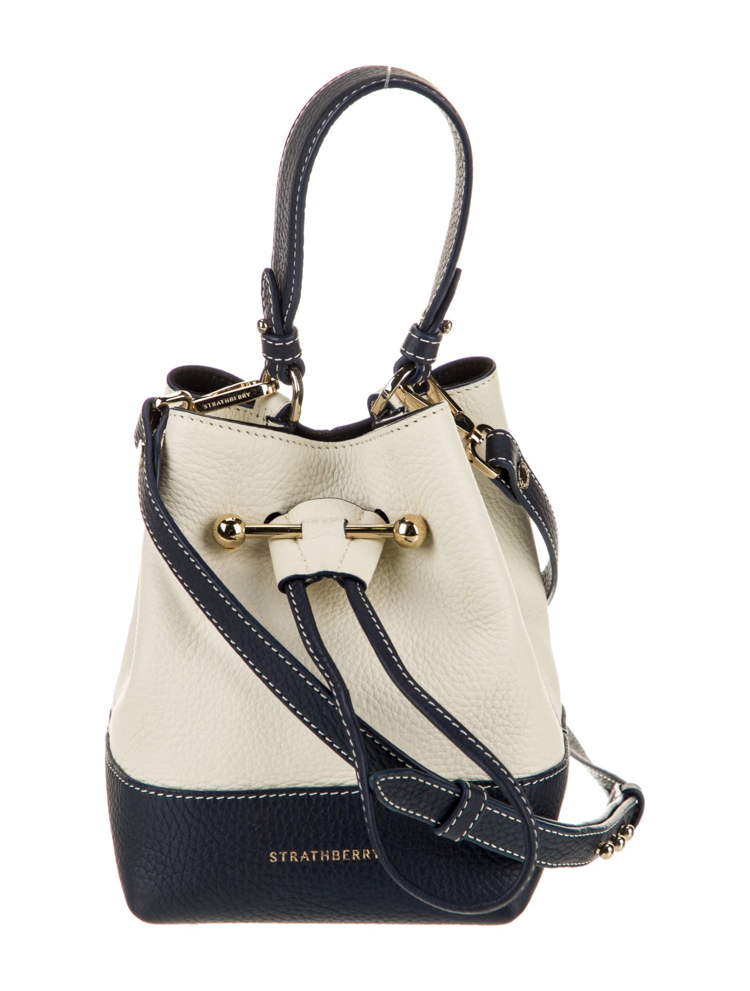 Strathberry Leather Top Handle Bag