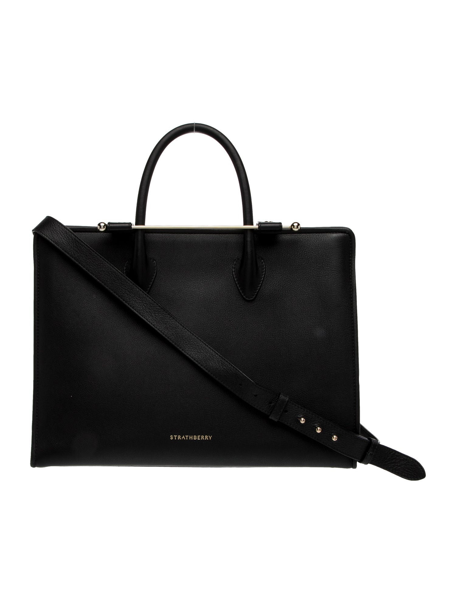 Strathberry Leather Top Handle Bag