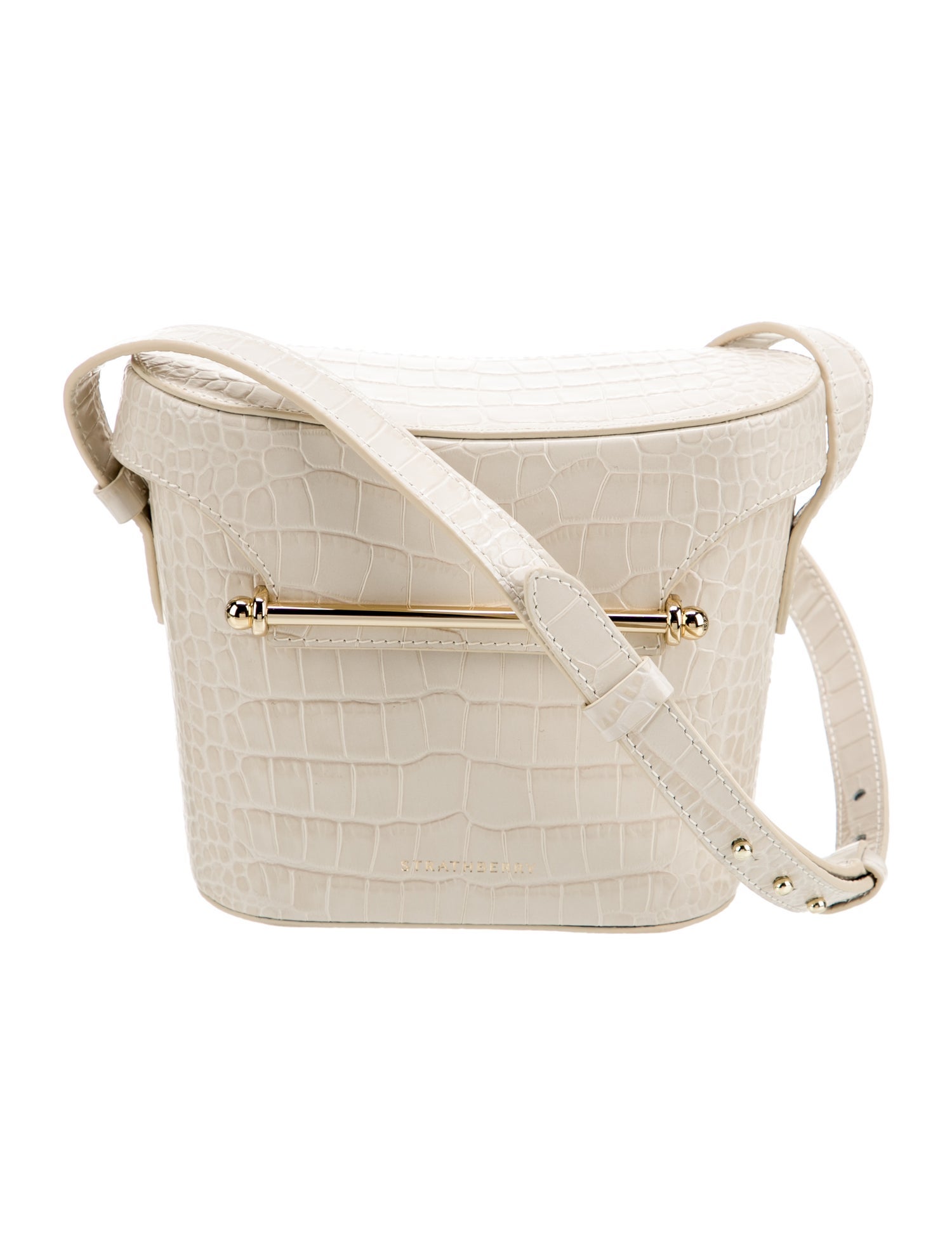 Strathberry Embossed Leather Crossbody Bag