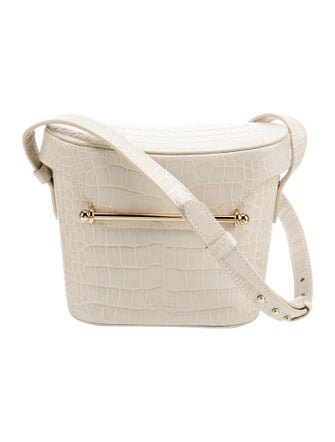 Strathberry Embossed Leather Crossbody Bag