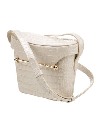 Strathberry Embossed Leather Crossbody Bag