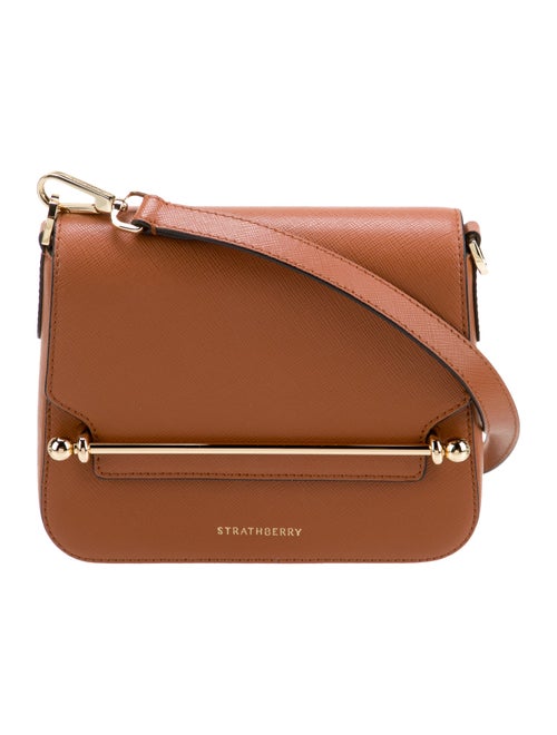 Strathberry Saffiano Leather Crossbody Bag