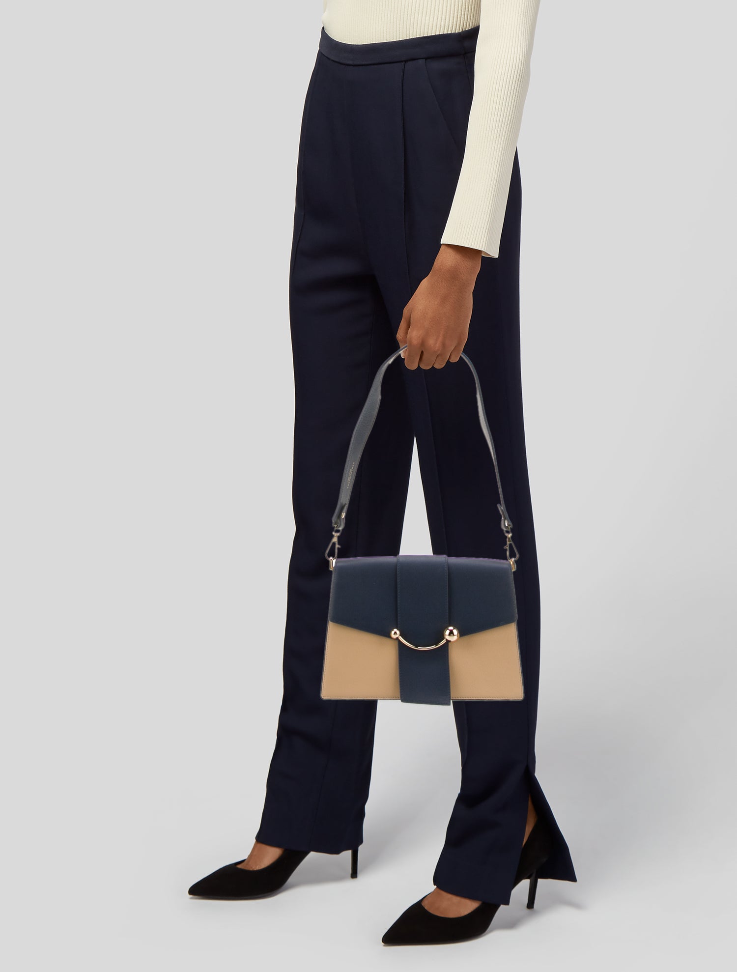 Strathberry Leather Shoulder Bag