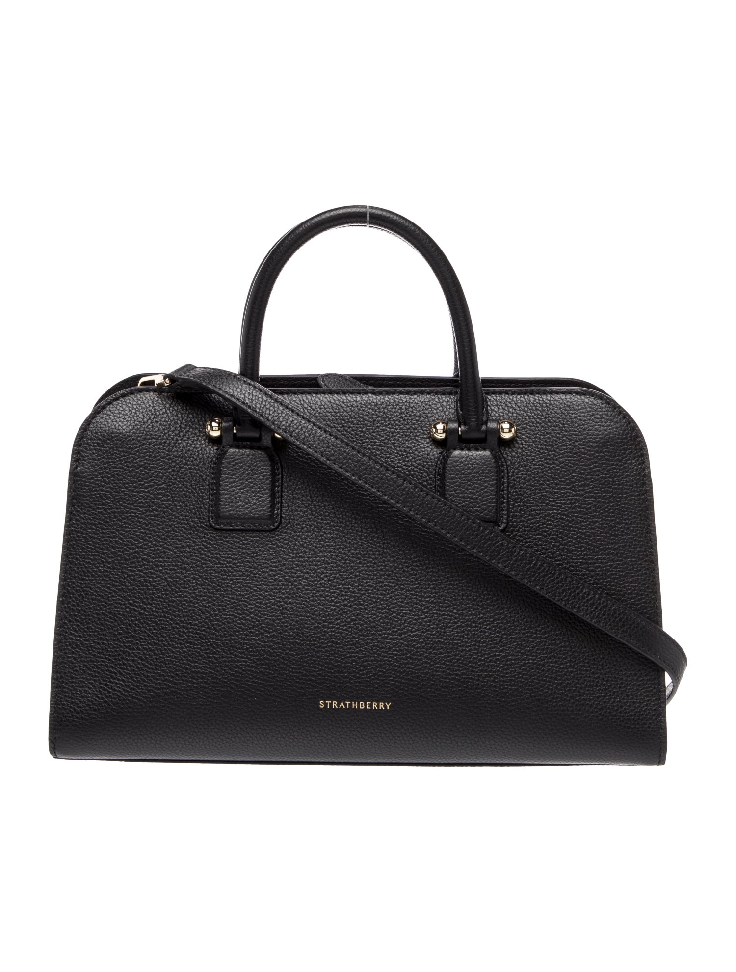 Strathberry Leather Top Handle Bag