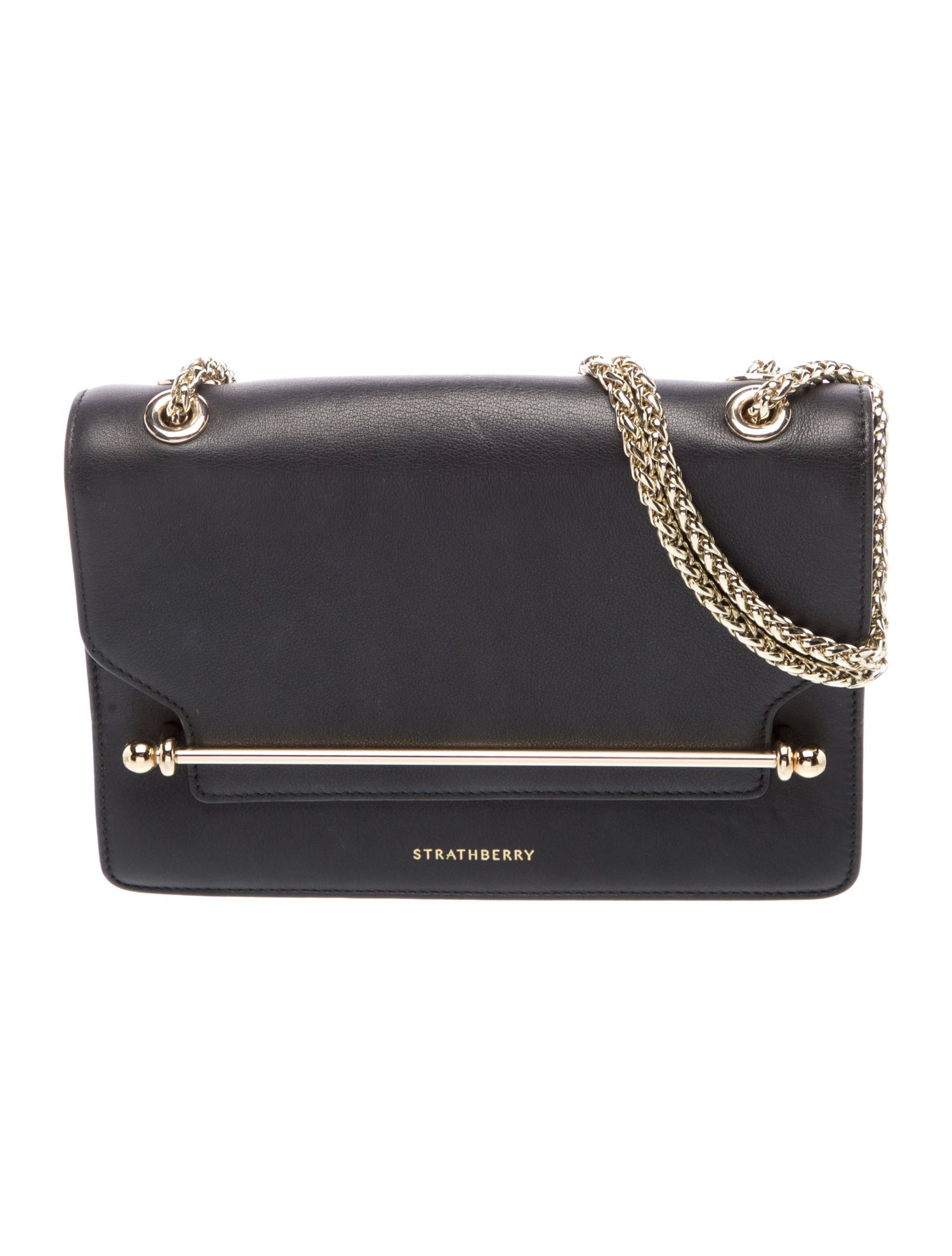 Strathberry Leather Evening Bag