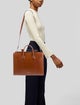 Strathberry Embossed Leather Top Handle Bag