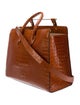 Strathberry Embossed Leather Top Handle Bag