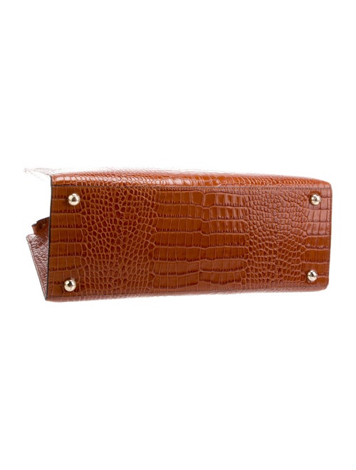 Strathberry Embossed Leather Top Handle Bag