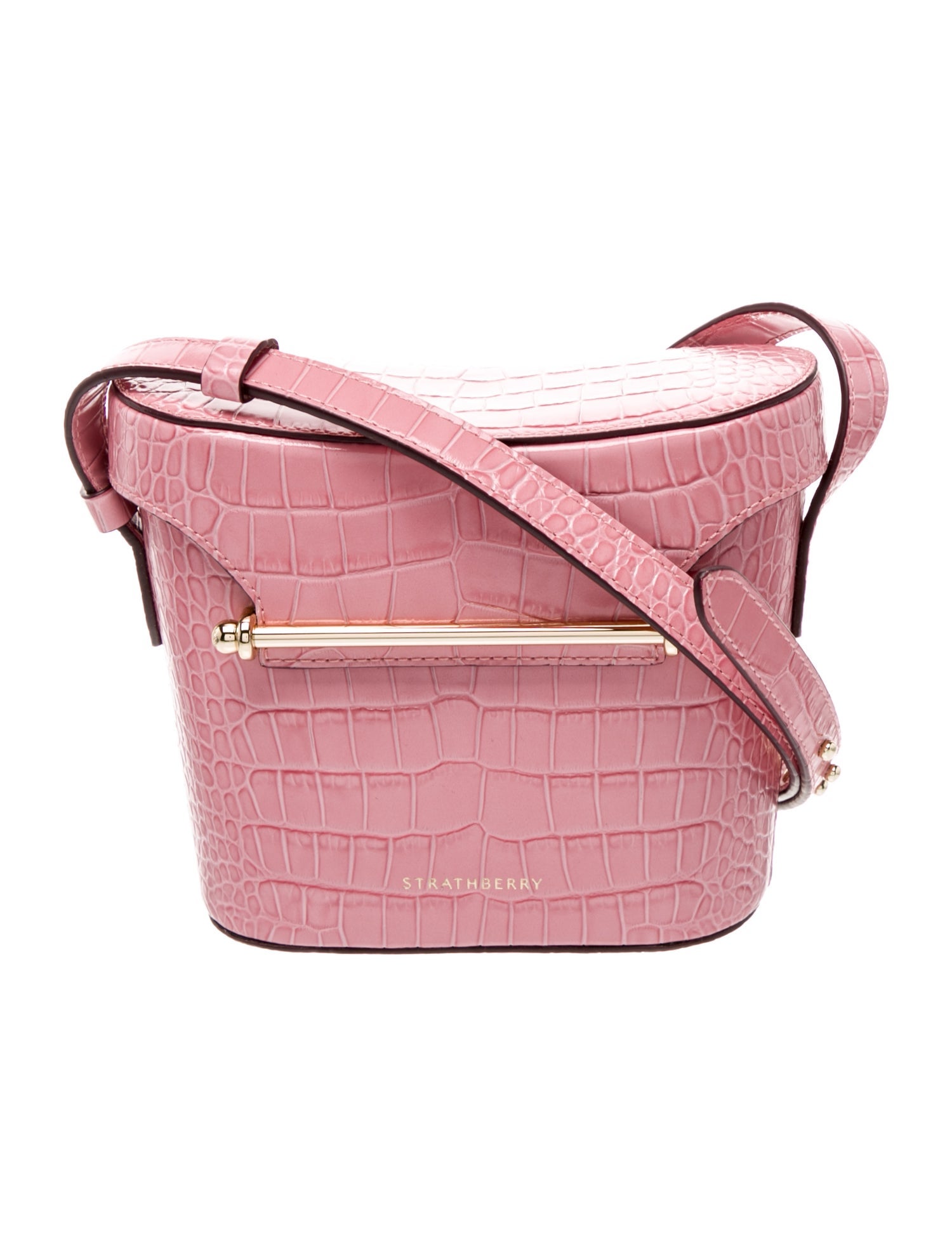 Strathberry Alligator Messenger Bag
