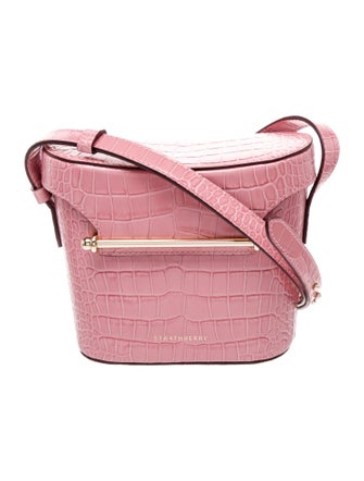 Strathberry Alligator Messenger Bag